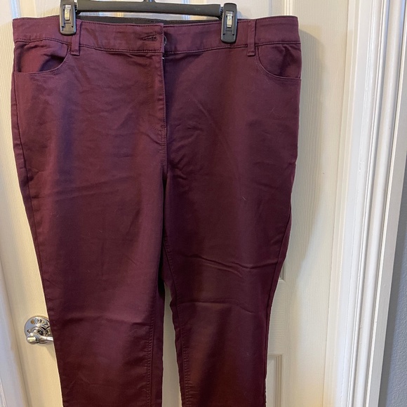 Ryan Wilde Burgundy Pants - Picture 1 of 5